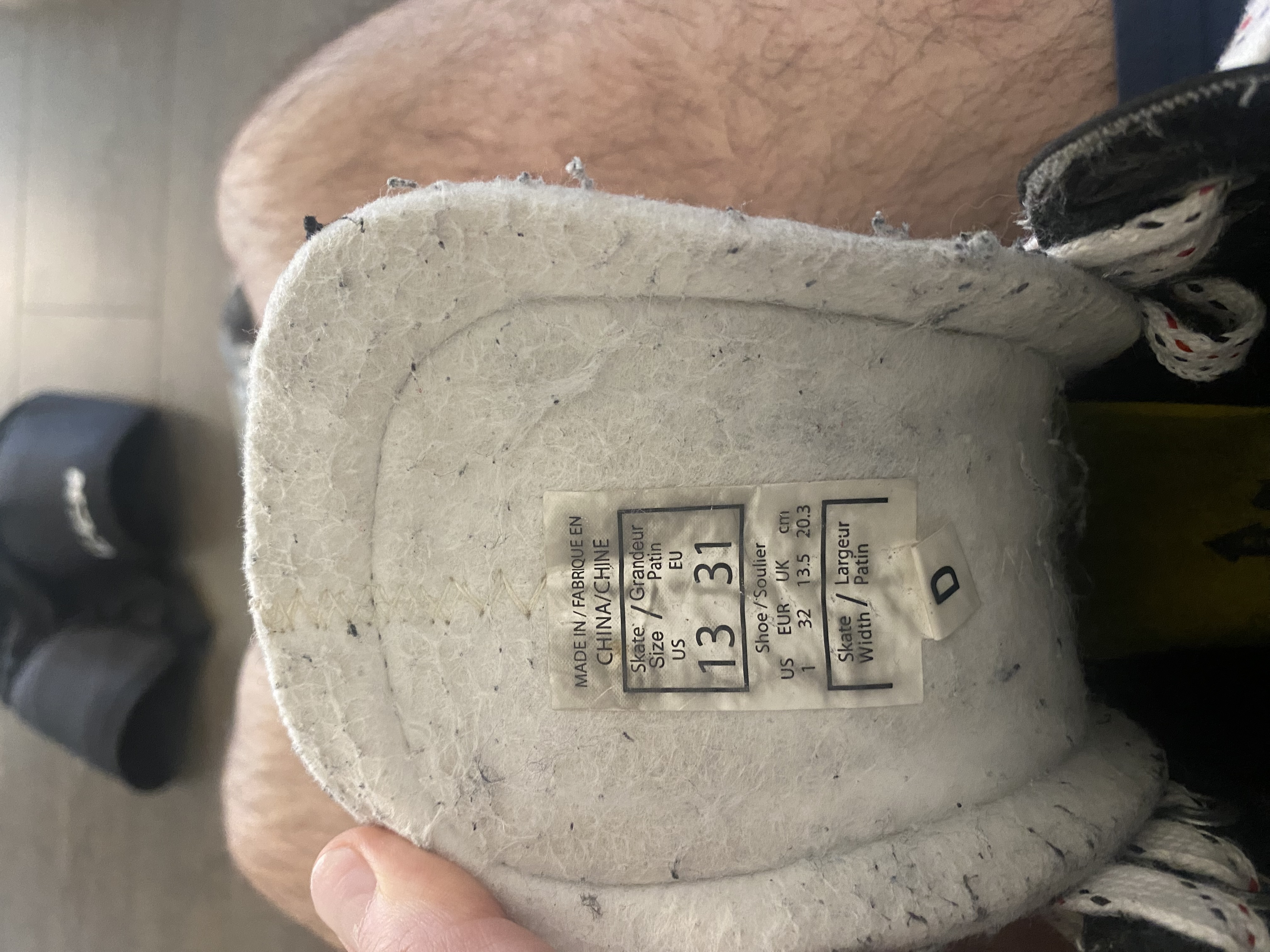 Pattini hockey CCM misura 31 Eu