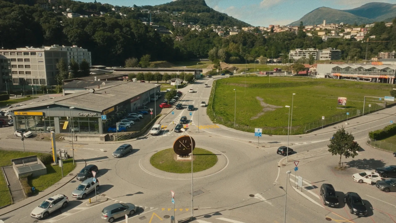 HCL-Davos: Ausnahmeöffnung der Wiese bei der Ausfahrt Vedeggio-Cassarate